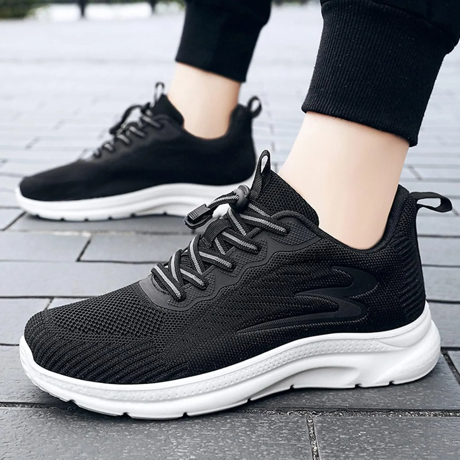 Athletic Fashion Sneakers for Men Breathable Casual Comfortable Walking Sneaker Lightweight Work Shoes for Men