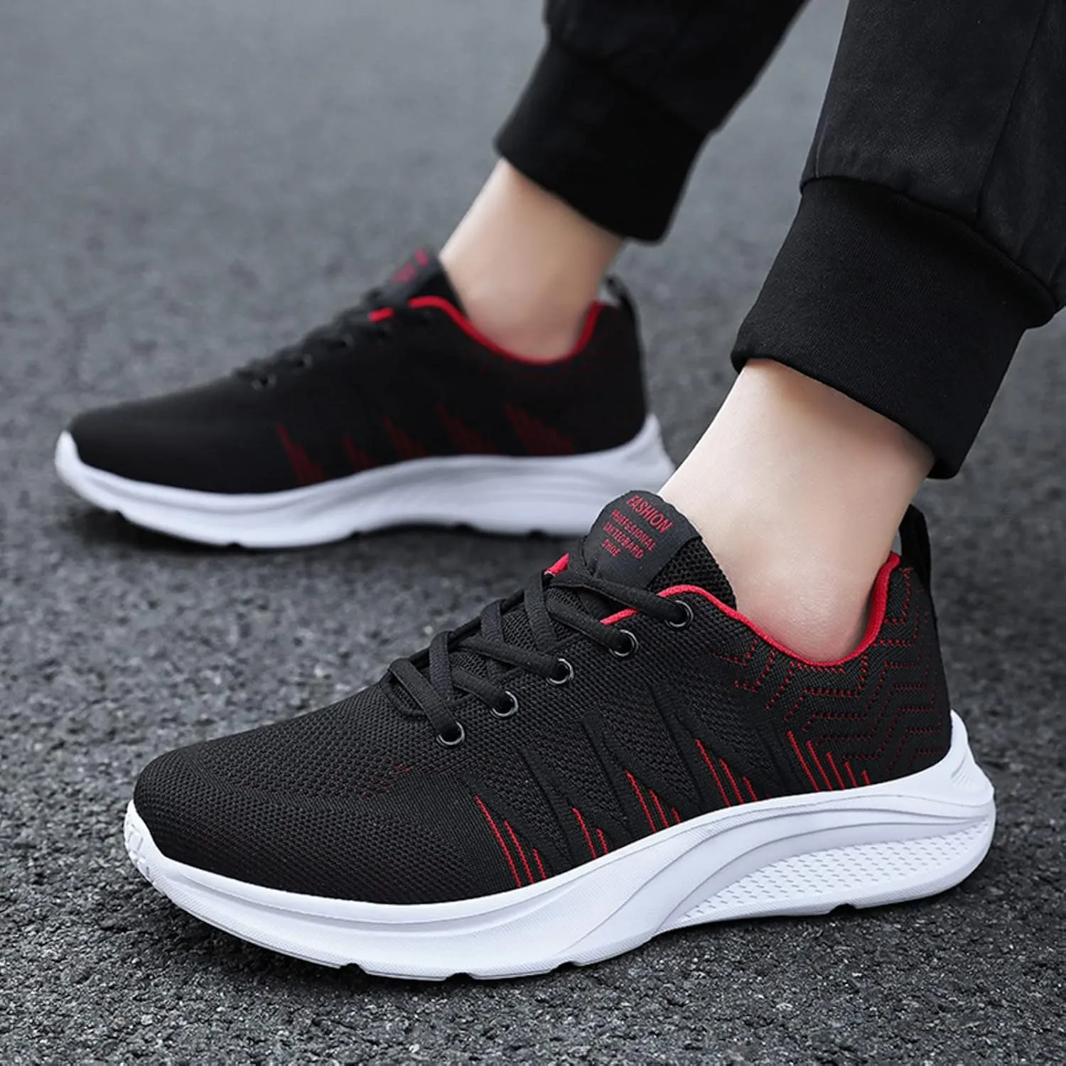 Athletic Fashion Sneakers for Men Lightweight Breathable Walking Shoe Gym Tennis Men's Comfortable Canvas Shoes