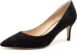 Castamere Womens Slip On Low Heel Pumps Pointed Toe Basic Comfortable 6.5CM Heels