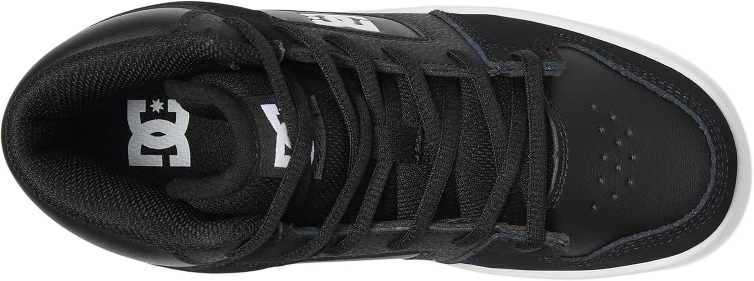 DC Girl's Unisex-Child Manual V Hi Skate Shoe