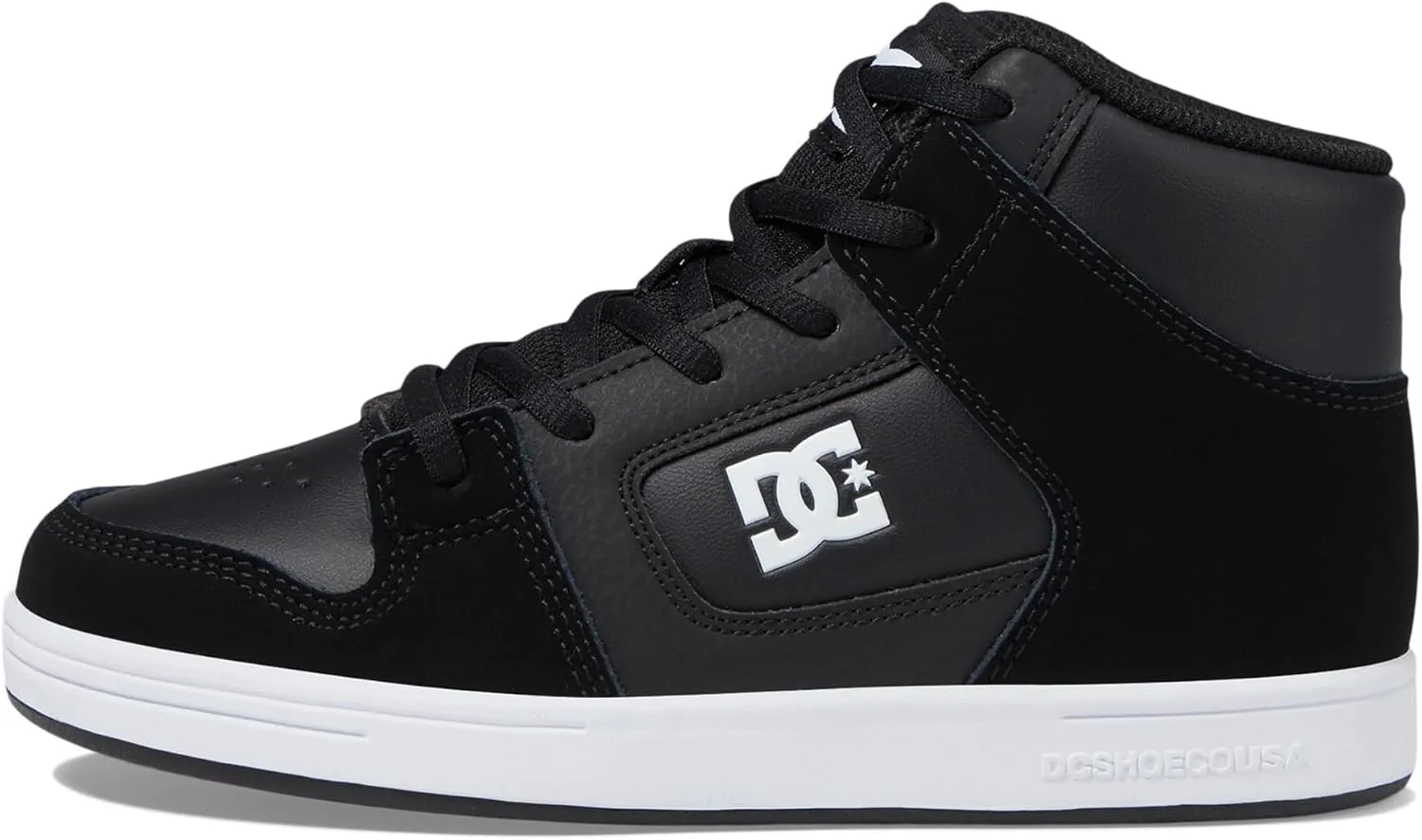 DC Girl's Unisex-Child Manual V Hi Skate Shoe
