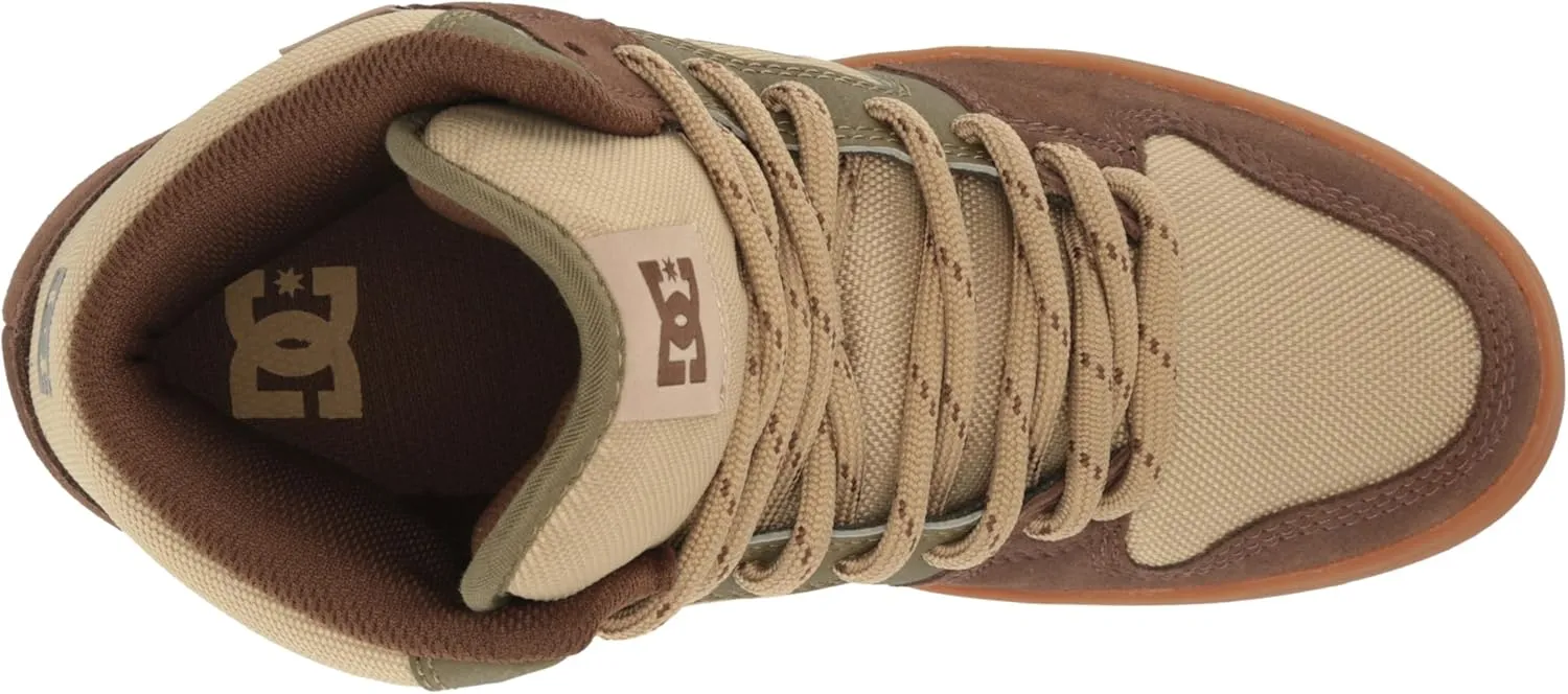 DC Men's Manteca 4 Water Resistant Winter High Top Skate Shoe