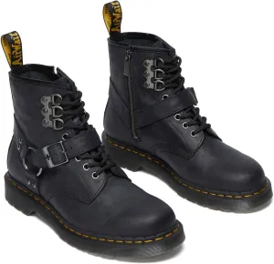 Dr. Martens Unisex-Adult 1460 Hardware Leather Lace-up Boots Combat