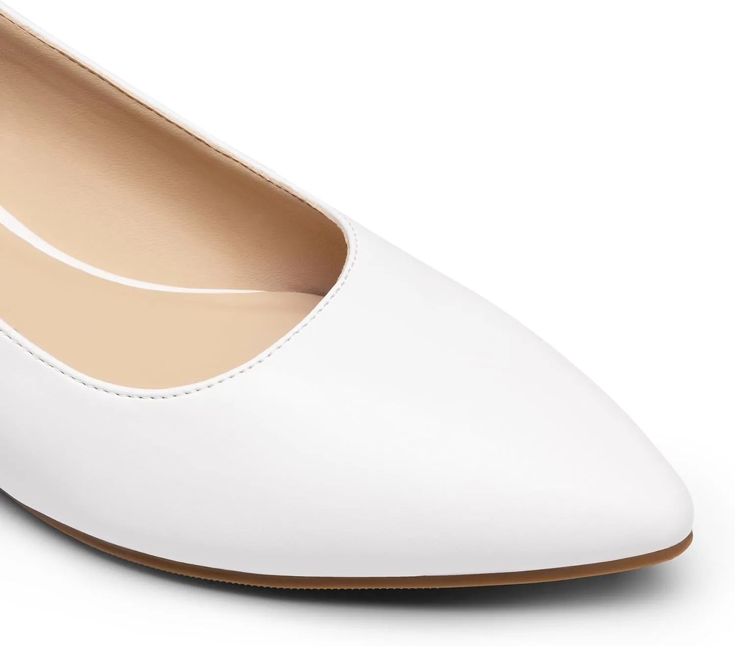 DREAM PAIRS Kitten Slingback Low Block Heels for Women Pointed Closed Toe Business Dress Shoes Wedding Party Comfortable Pumps Shoes