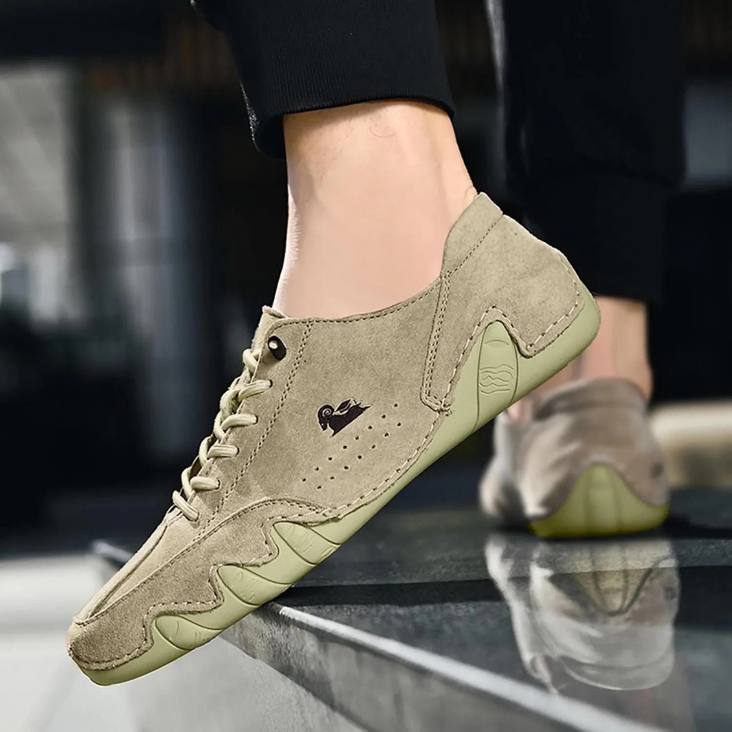 Fashion Orthopedic Sneakers for Men Breathable Elastic Fly Woven Mesh Sneaker Arch Support Sports Shoes for Men