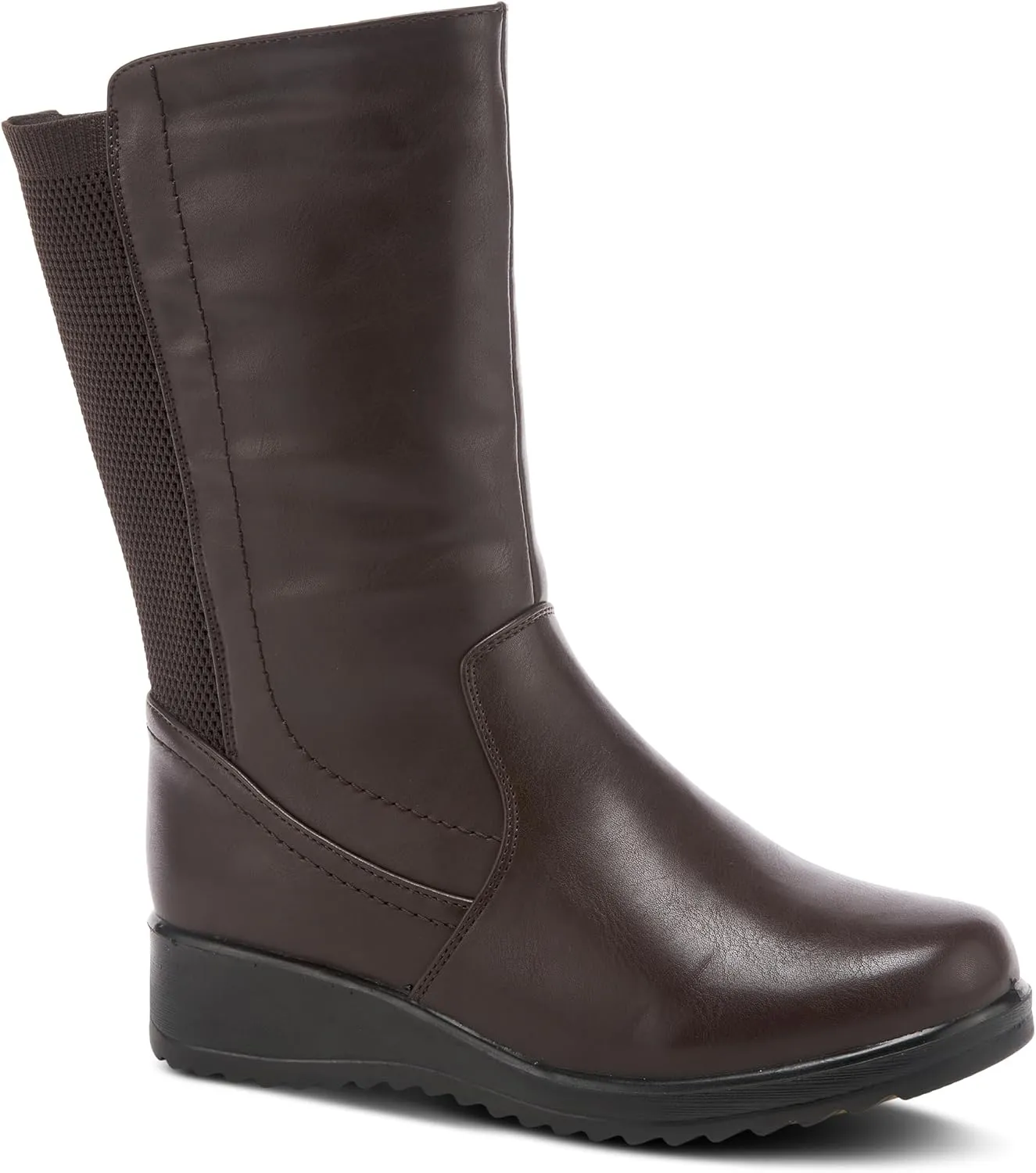 Flexus Spring Step Darcy Mid Calf Boots for Women - Waterproof Vegan-Friendly Women's Boots With Zipper and Padded Insole