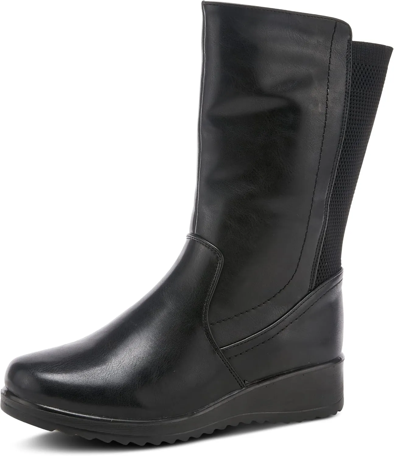 Flexus Spring Step Darcy Mid Calf Boots for Women - Waterproof Vegan-Friendly Women's Boots With Zipper and Padded Insole