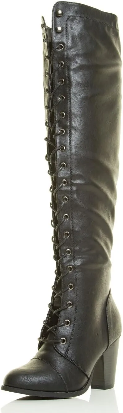Forever Women's Lace-up Boots