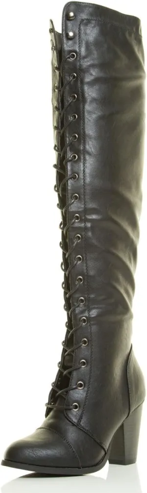 Forever Women's Lace-up Boots