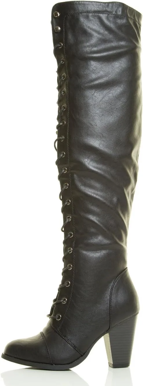Forever Women's Lace-up Boots