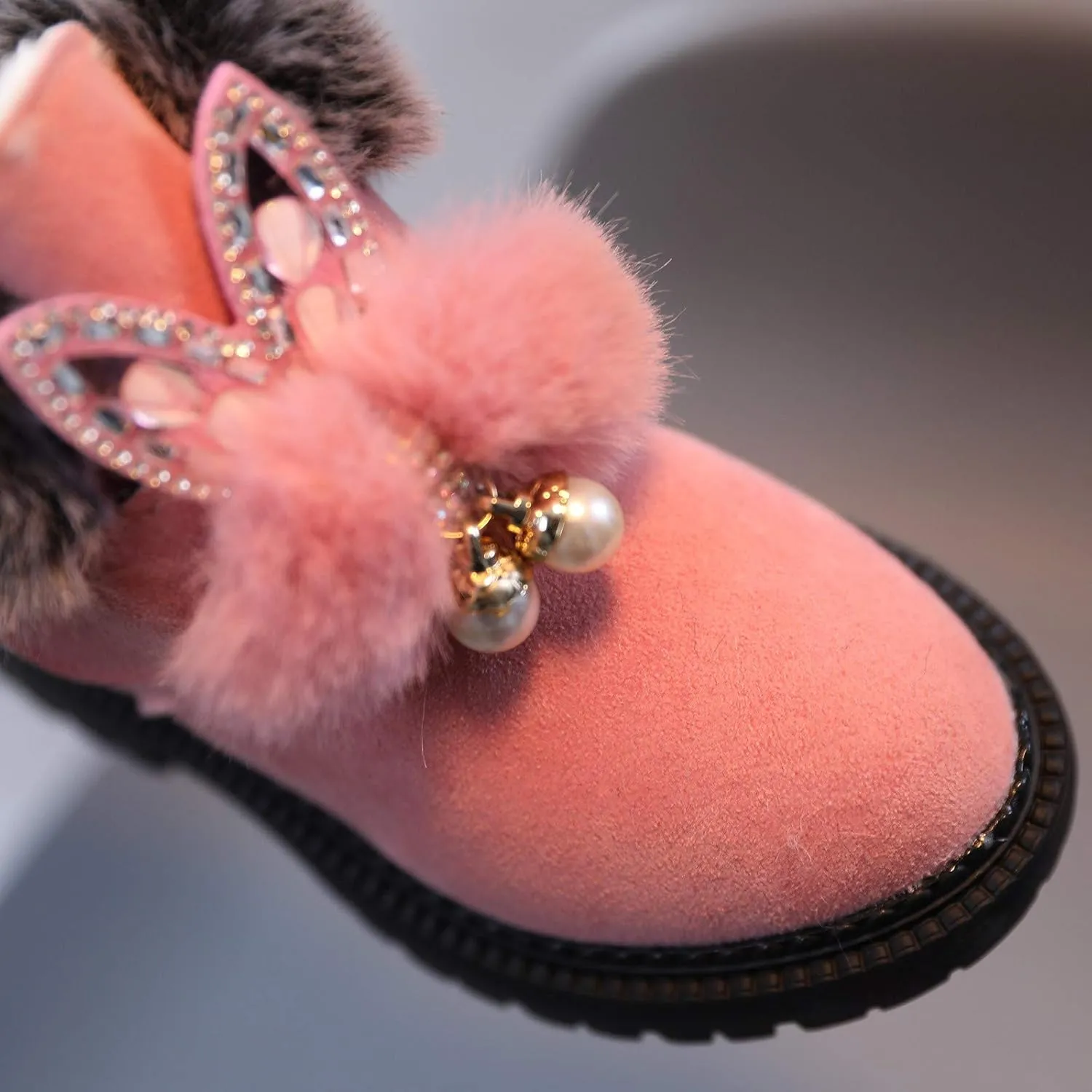 Girls Knee High Fashion Boots Side Zipper/Front Lace up Low Heels Boots Girls Boots Size 1 2 3 4 5 6