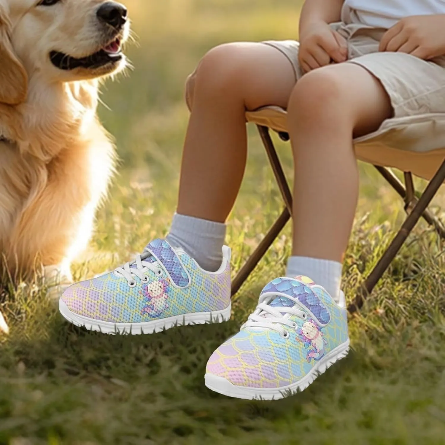 Girls Shoes Kids Slip On Sneakers Lightweight Summer Athletic Non-Slip