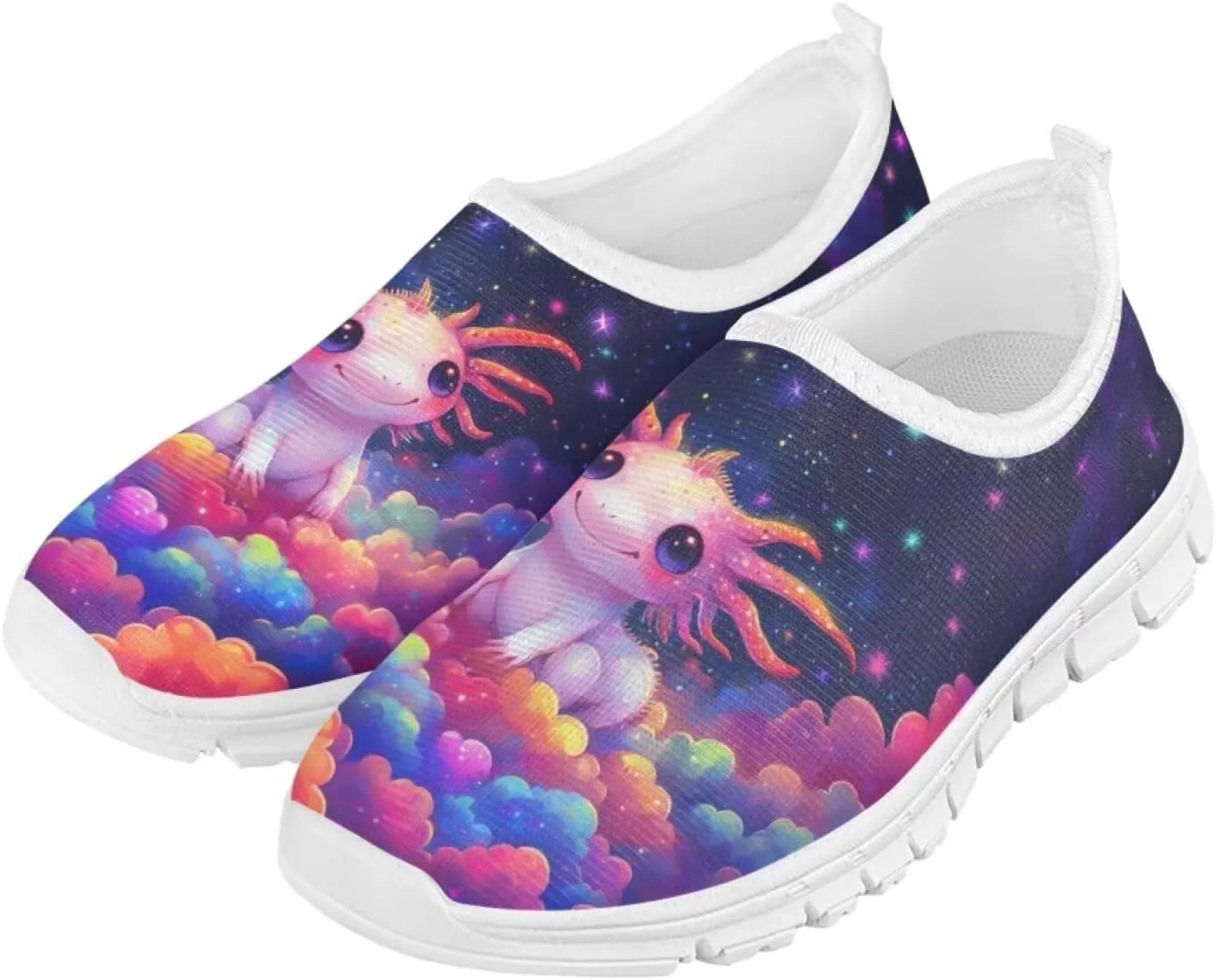 Girls Slip On Sneakers Shoes Animals Themed Kids Tennis Running Shoes