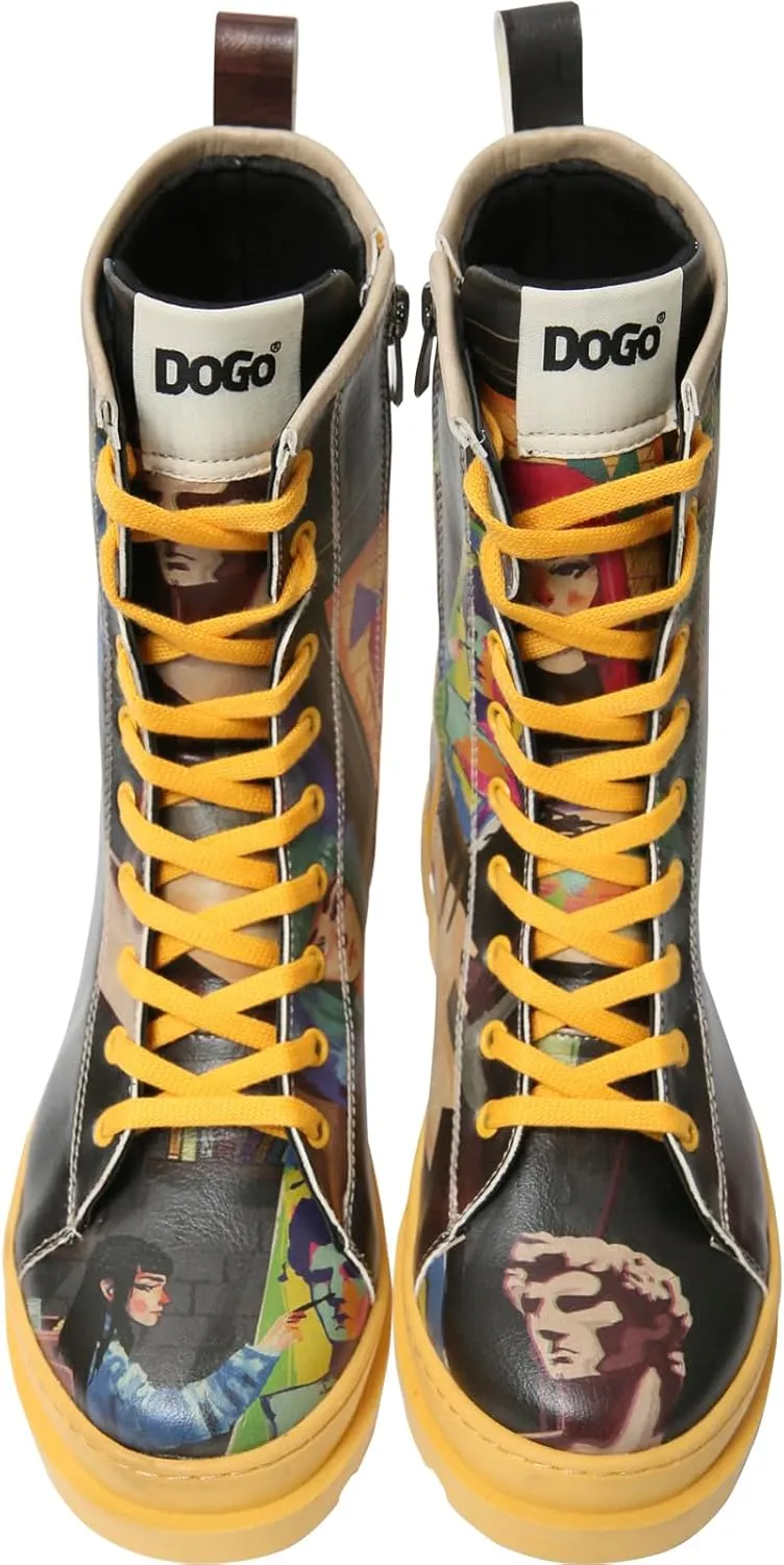 Gisele Boots for Women - Handmade and Vegan Leather Mid Calf Boots for Women,