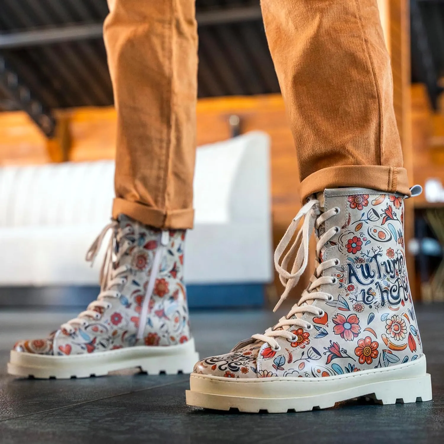 Gisele Boots for Women - Handmade and Vegan Leather Mid Calf Boots for Women,
