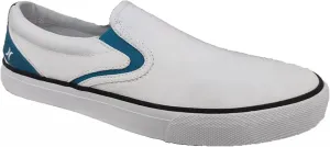 Hurley Mens Kayo Slip-On Sneakers, White/Biscay Bay, 13