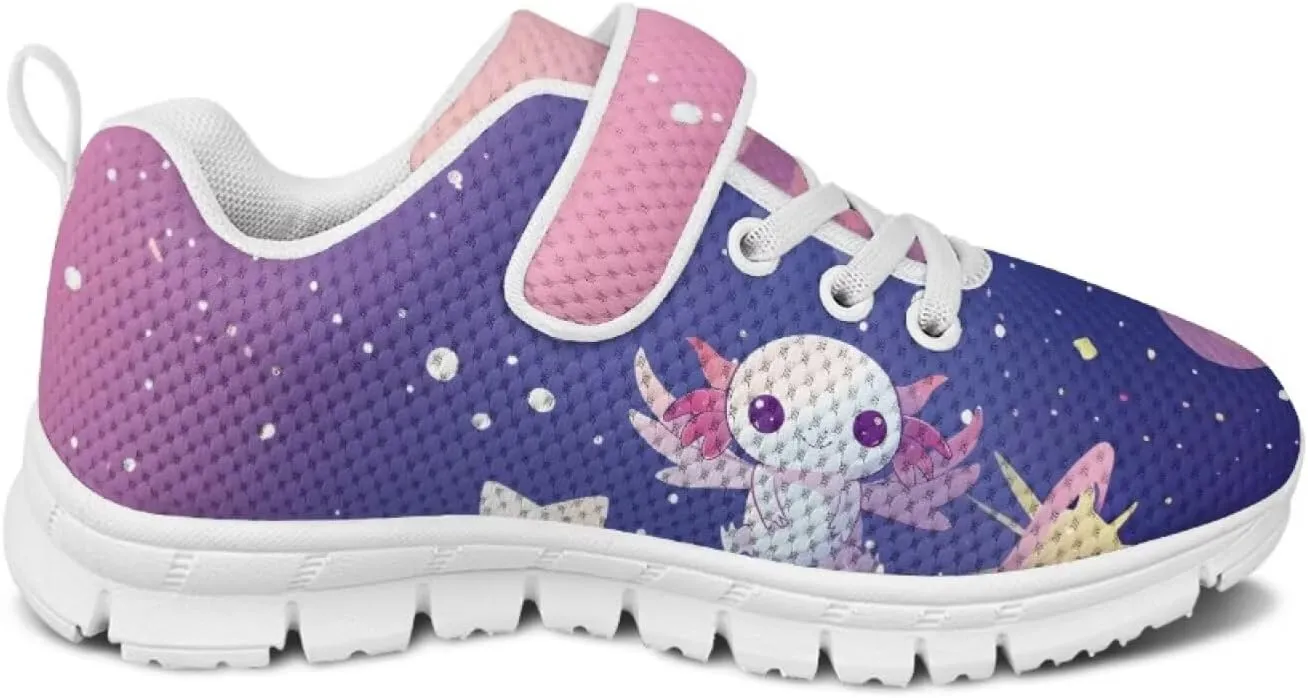 Kids Slip On Sneakers for Girls Soft Lightweight Athletic Tennis Shoes