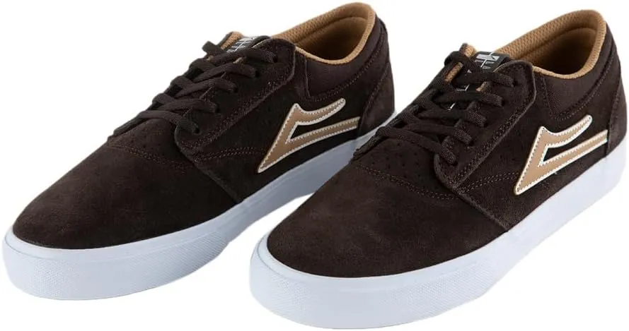 Lakai Griffin Mens Skate Shoes, Chocolate Suede, 10