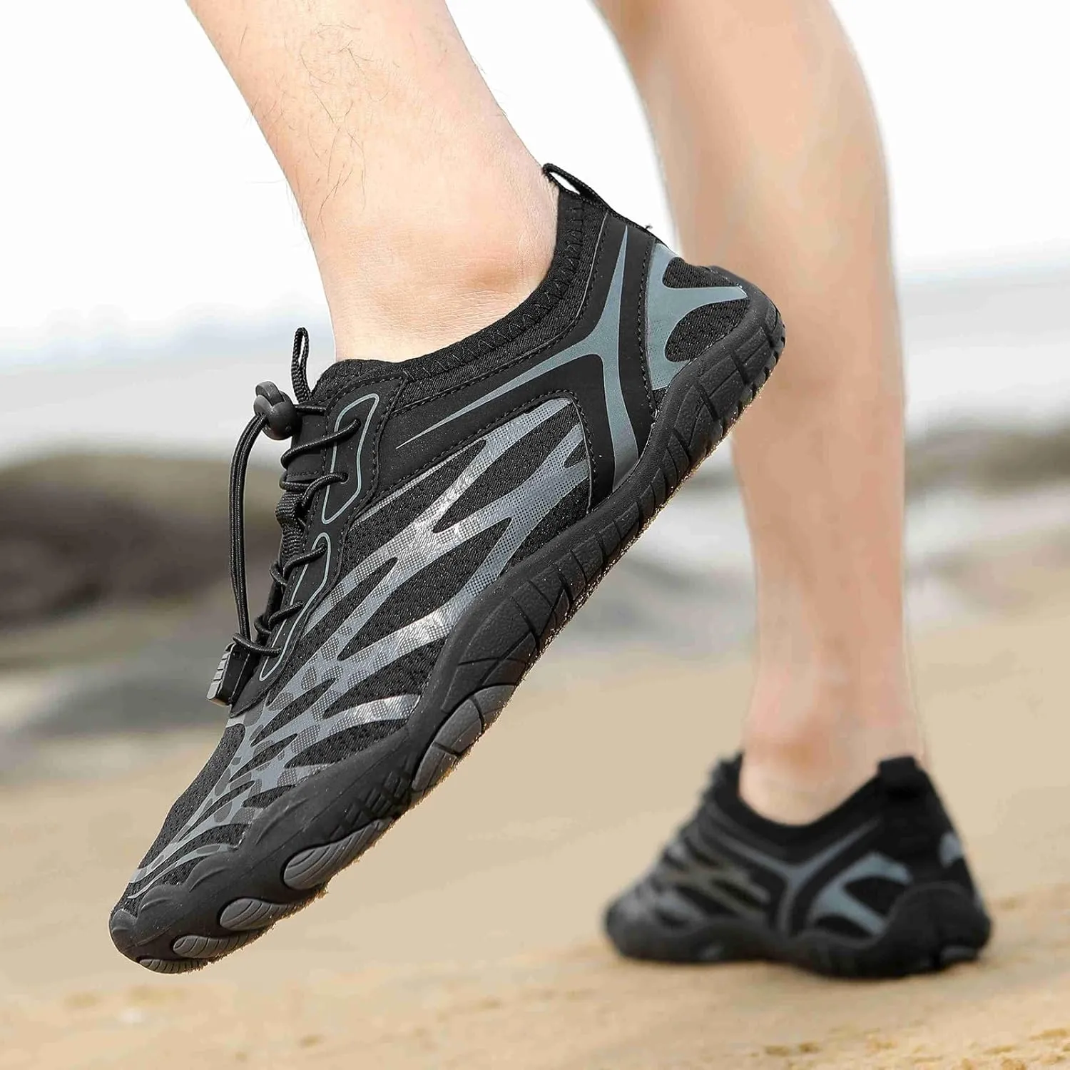 Men's Casual Sneakers Walking Running Hiking Slip On Low Top Lightweight Breathable Work Sneaker Boots for Men