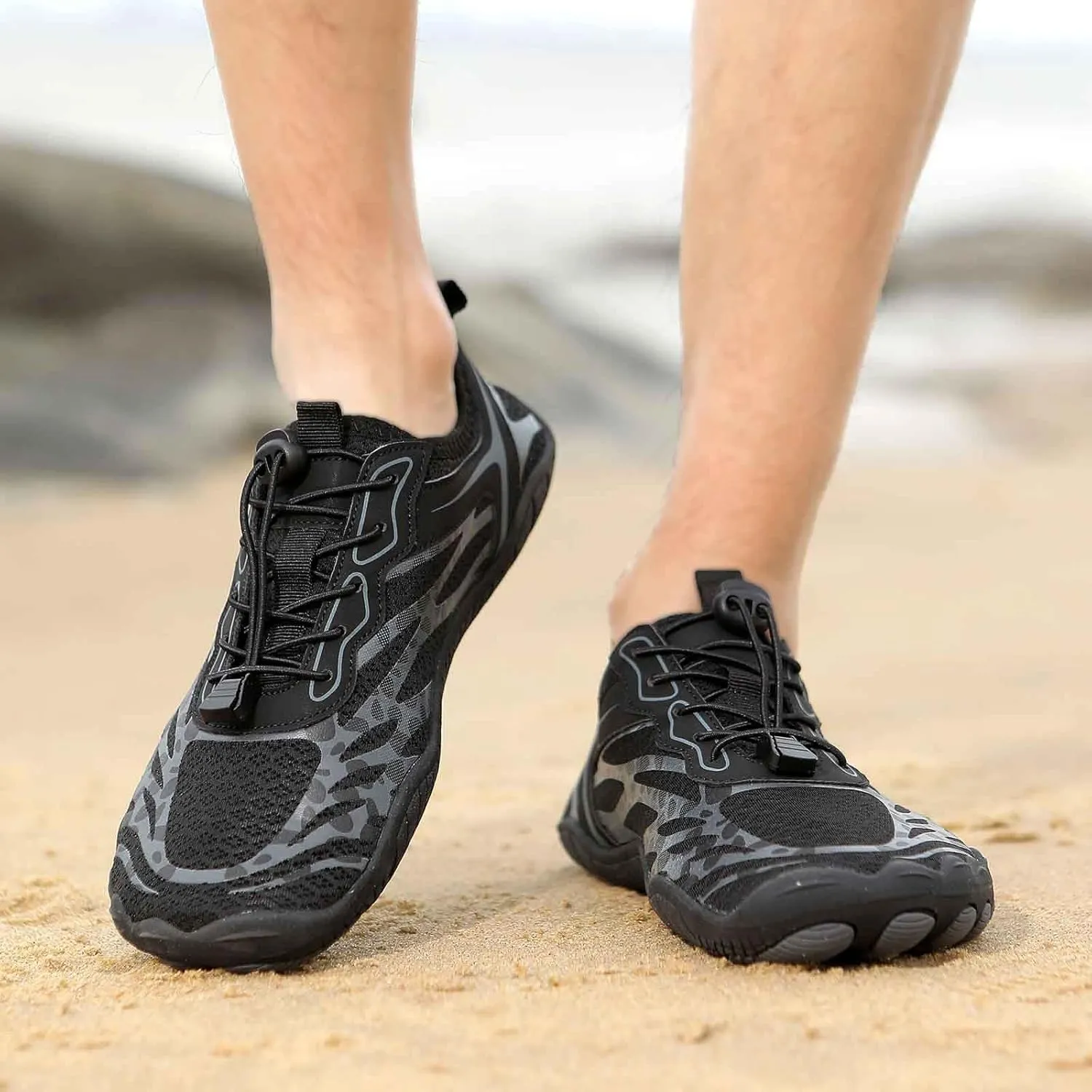 Men's Casual Sneakers Walking Running Hiking Slip On Low Top Lightweight Breathable Work Sneaker Boots for Men