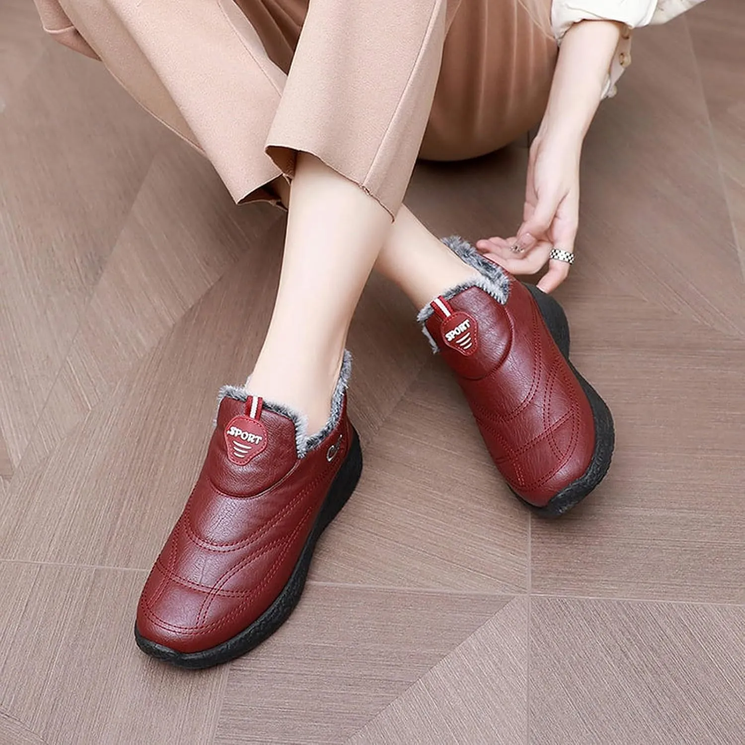 Mens Slip On Sneakers Walking Shoes Women Mens Casual Sneakers Lightweight Round Toe Flats Comfortable Mens Loafers Dress Shoes Womens Slip On Sneakers with Arch Support