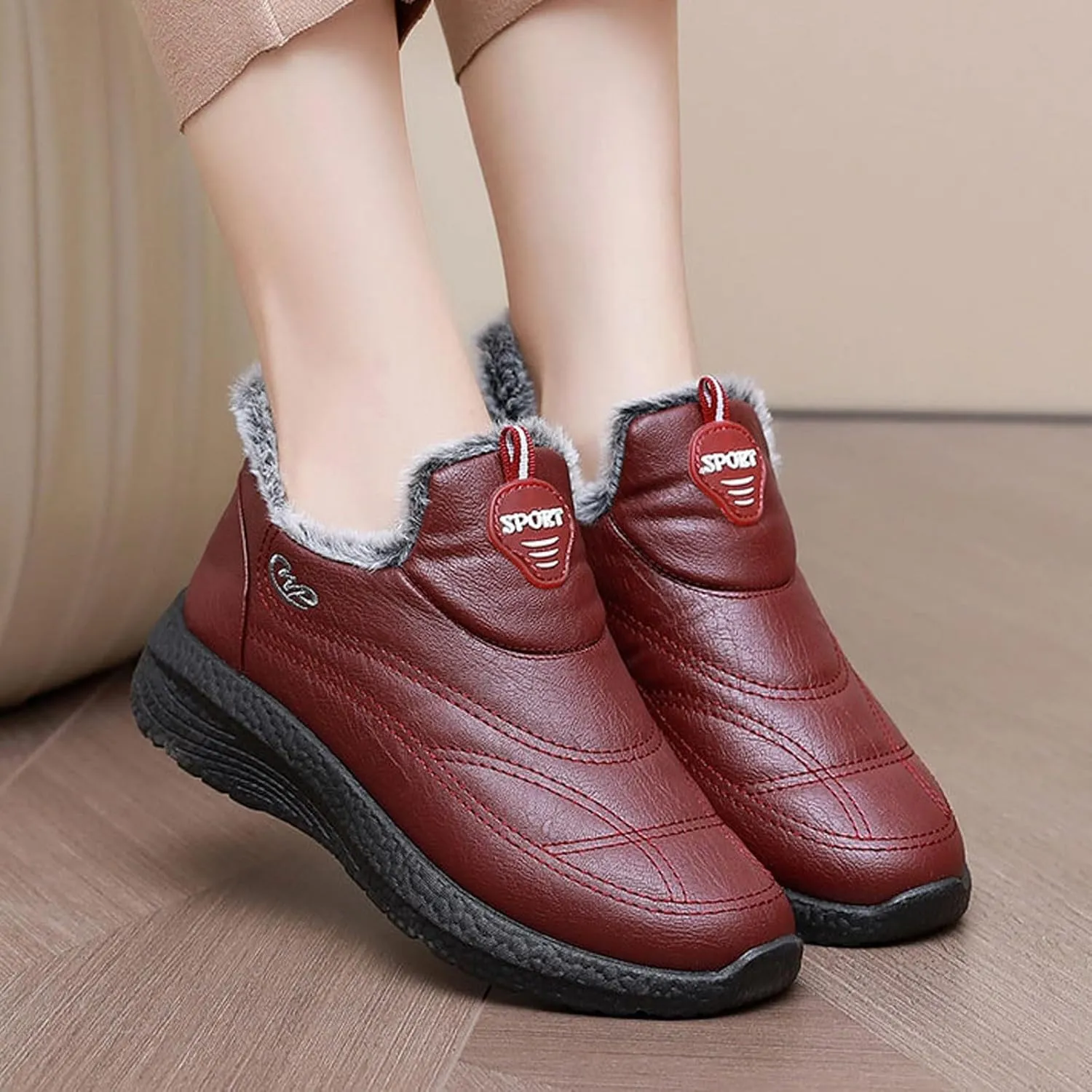 Mens Slip On Sneakers Walking Shoes Women Mens Casual Sneakers Lightweight Round Toe Flats Comfortable Mens Loafers Dress Shoes Womens Slip On Sneakers with Arch Support