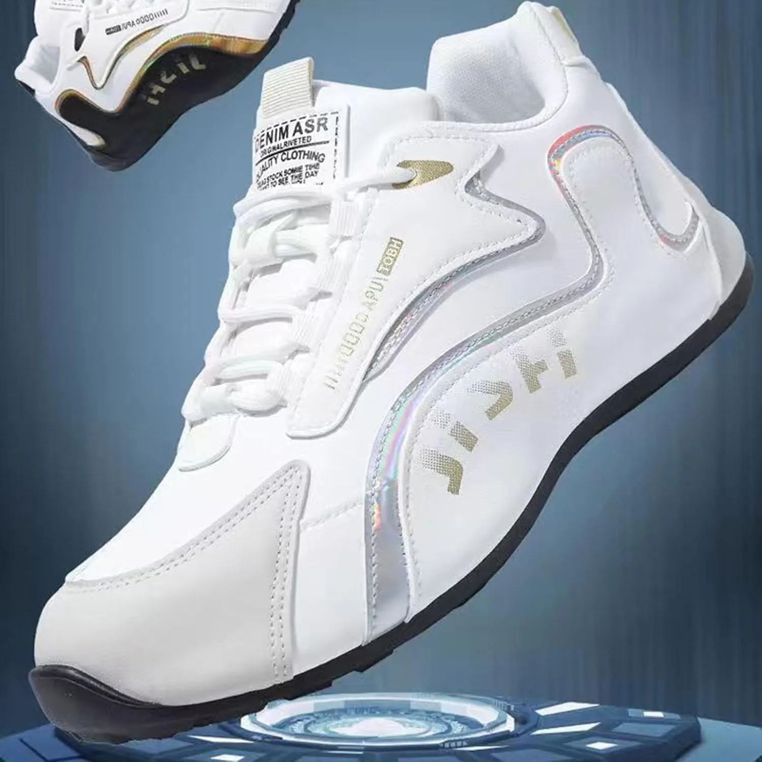 Men's Stylish Orthopedic Sneakers Portable Non Slip Fitness Workout Shoe Lightweight Non Slip Sneakers for Men