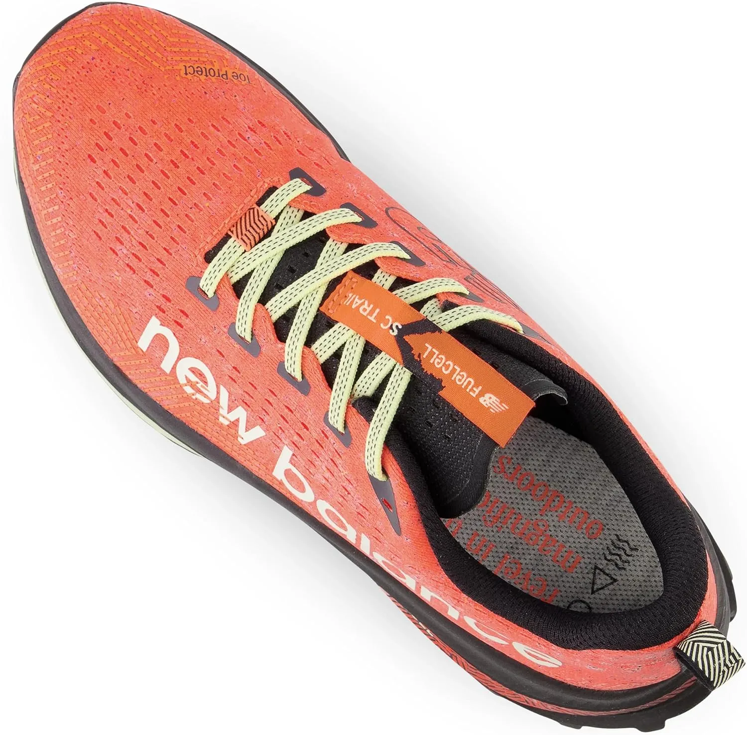 New Balance TECHNICAL_SPORT_SHOE New Balance FuelCell SuperComp Trail Bleached Lime Glo/Nb Navy 8 D (M)