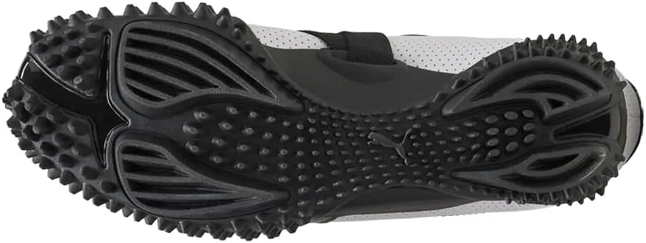 Puma Mens Mostro Perforated Leather Slip On Sneakers Shoes Casual - White