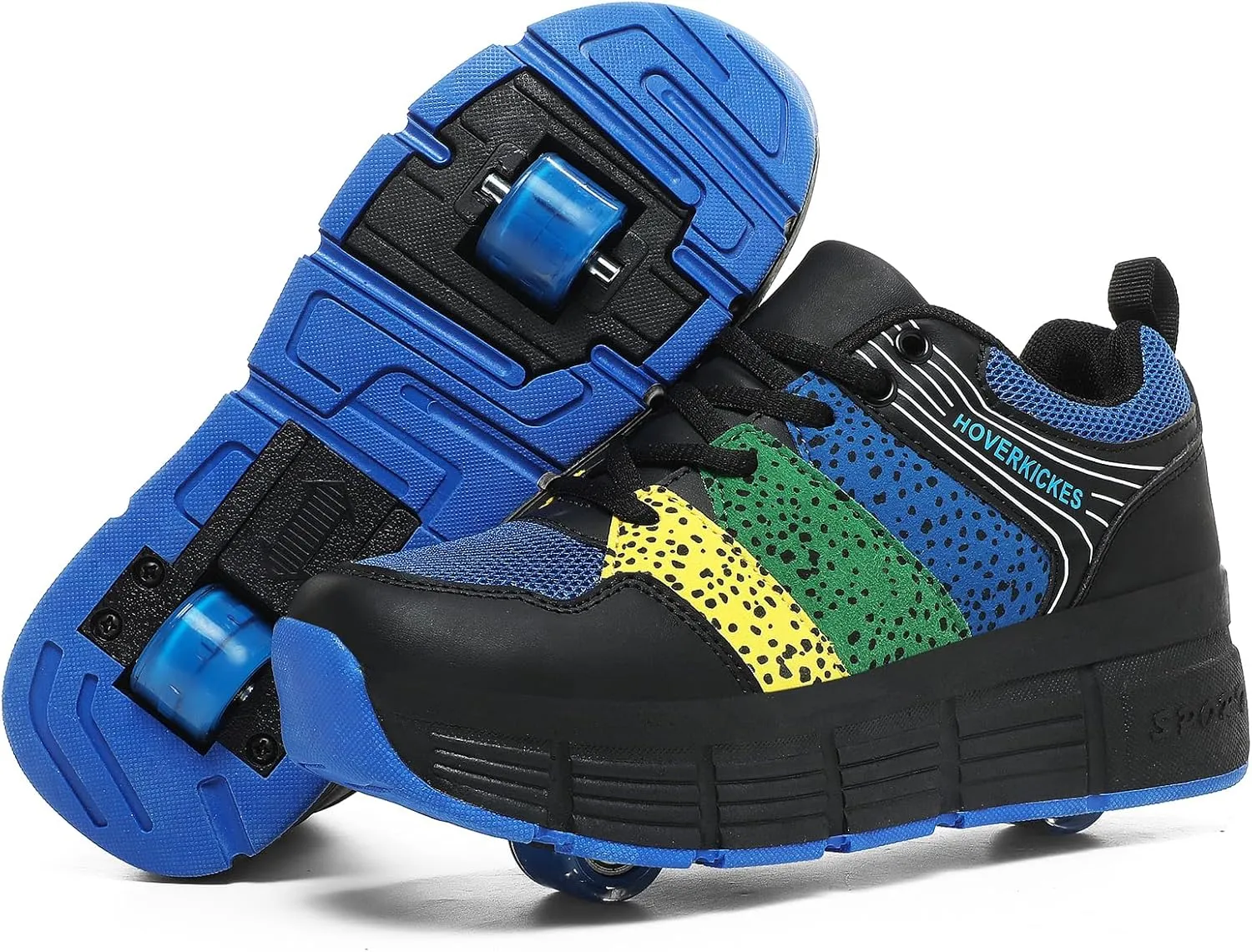 Roller Shoes for Girls Kids Shoes with Wheels Roller Skate Sneakers Detachable Wheelies Shoes for Boys