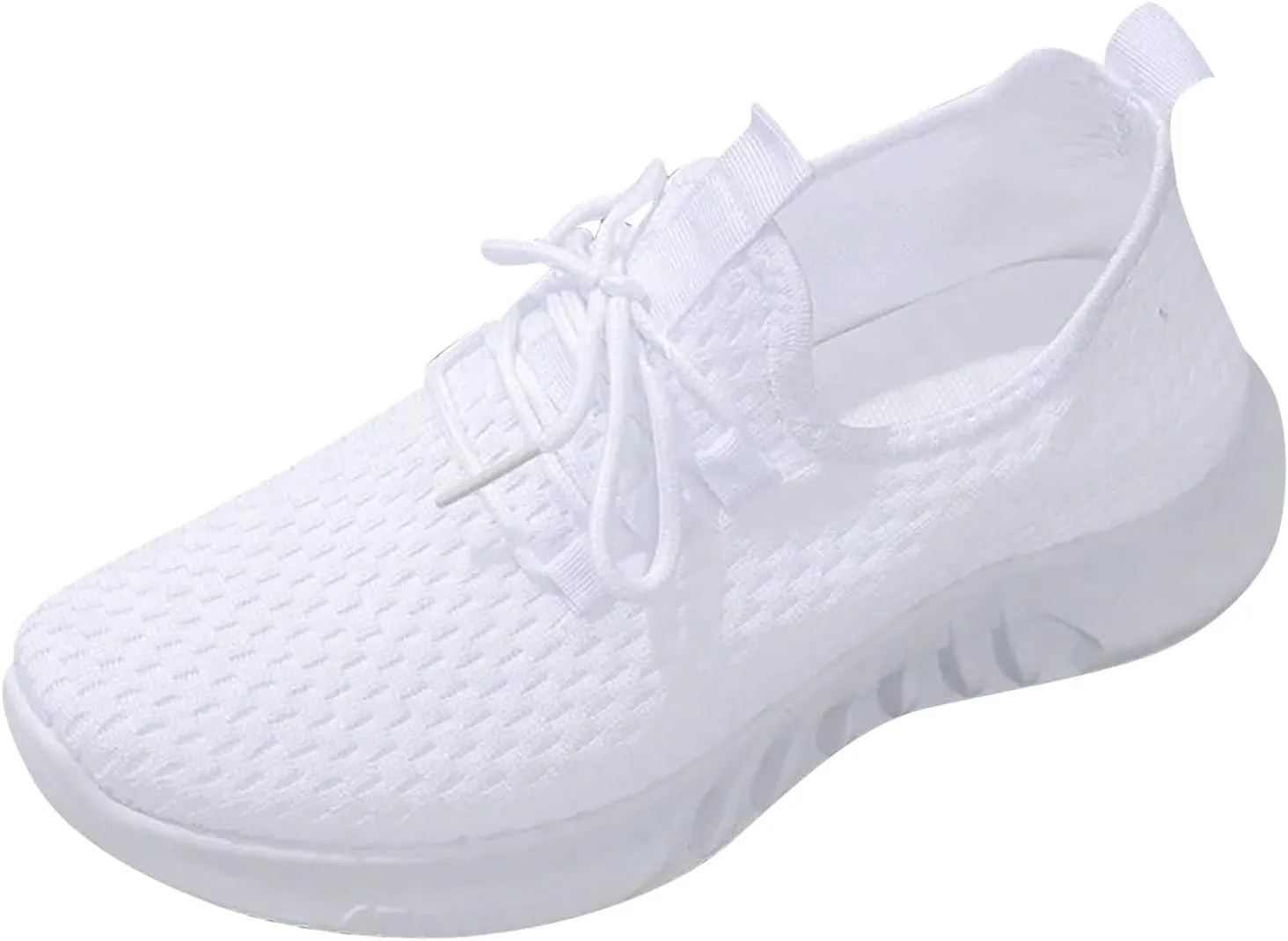 Running Shoes for Women,Womens Athletic Shoes Casual Lace Up Platform Sneakers for Women Breathable Walking Sneakers