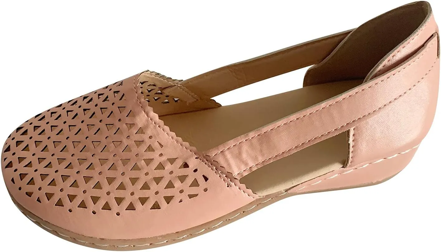 Sandals for Women Dressy Summer Espadrille Wedge with Ankle Straps Closed Toe Canvas Sandals Closed Toe Sandals 2024