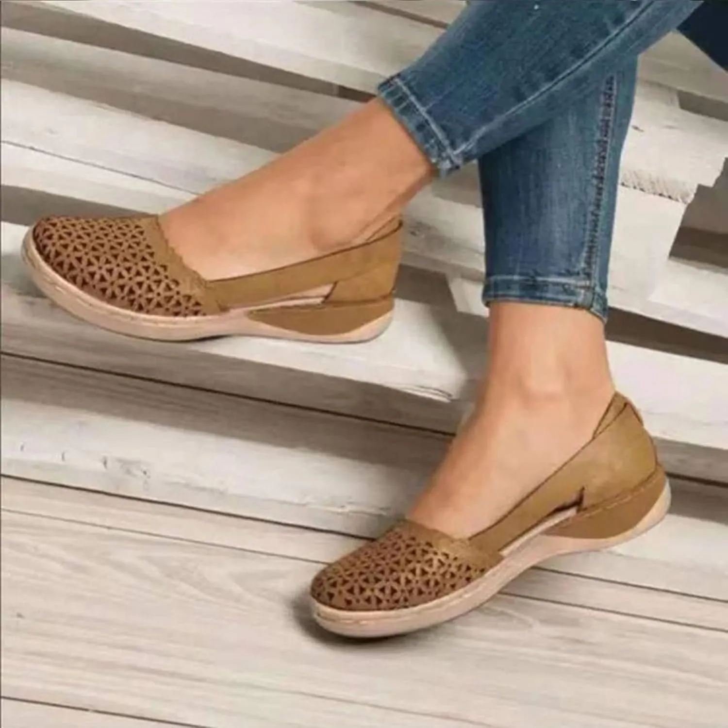 Sandals for Women Dressy Summer Espadrille Wedge with Ankle Straps Closed Toe Canvas Sandals Closed Toe Sandals 2024