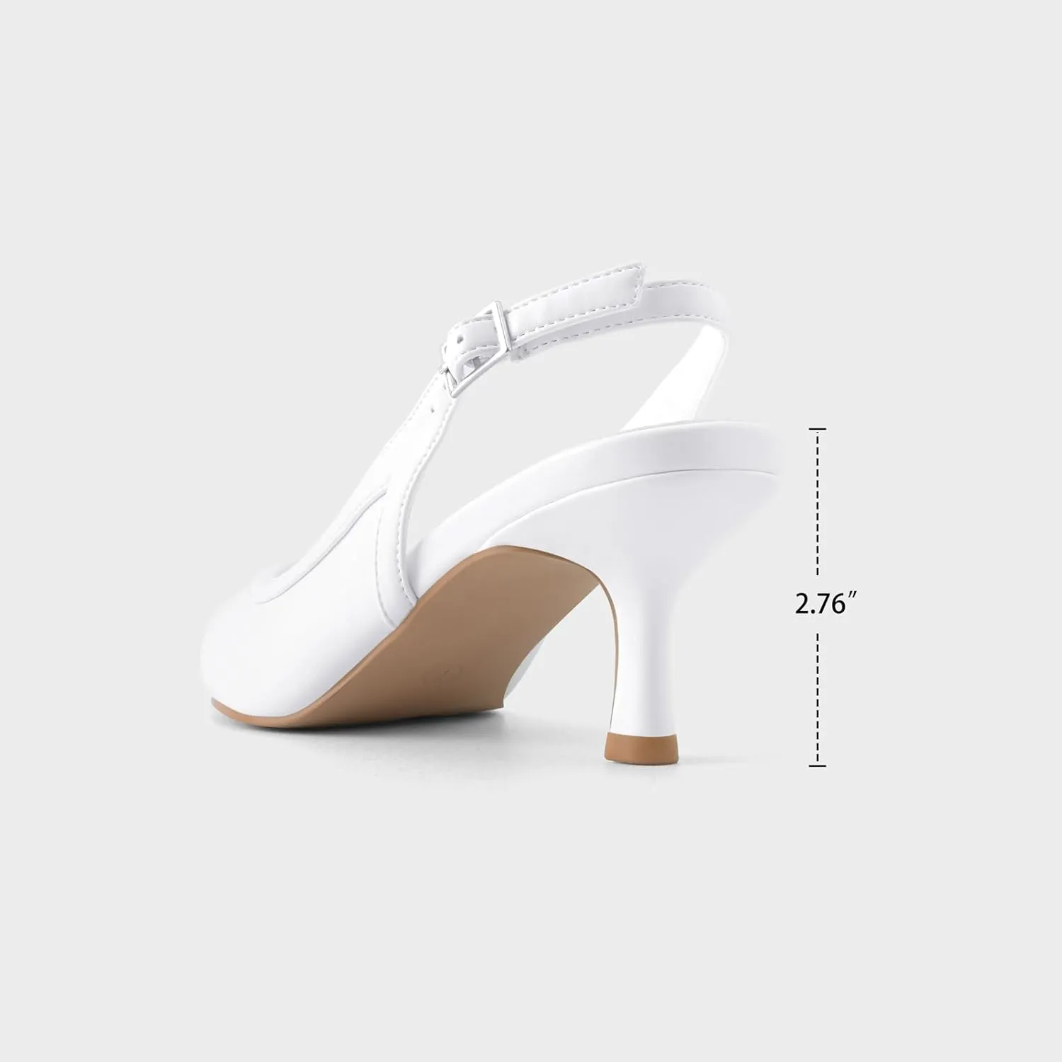 Slingback Heels for Women Kitten Heels Mesh Gauze Pumps Pointed Toe Stiletto Sandals Wedding Dress Shoes