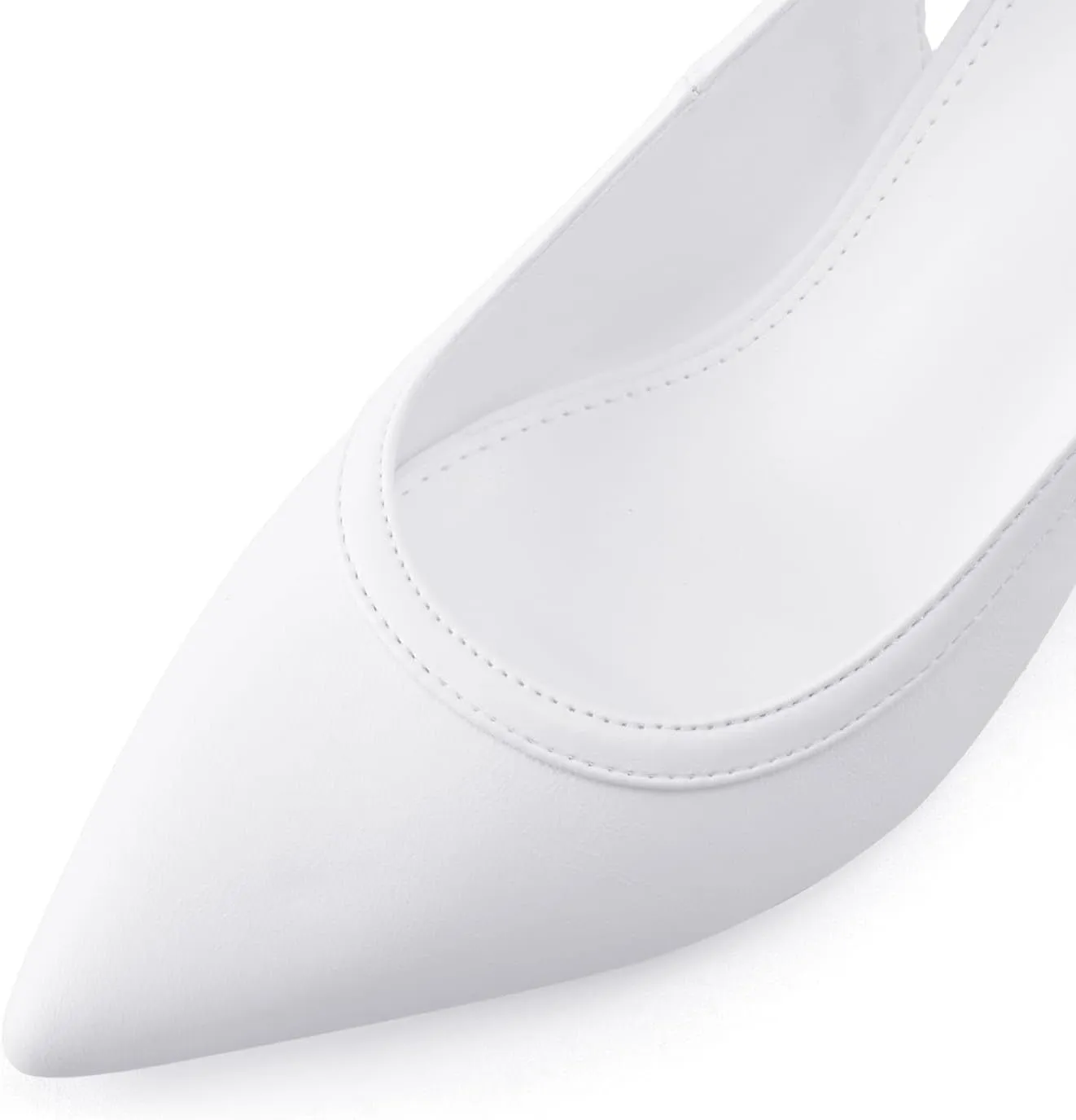 Slingback Heels for Women Kitten Heels Mesh Gauze Pumps Pointed Toe Stiletto Sandals Wedding Dress Shoes