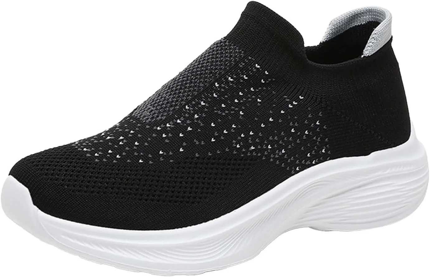 Slip On Sneakers Women Wide Width Mens Basketball Shoes Womens White Tennis Shoes Wide Toe Box Trendy Casual Men's Loafers & Slip-Ons Mens Slip On Sneakers