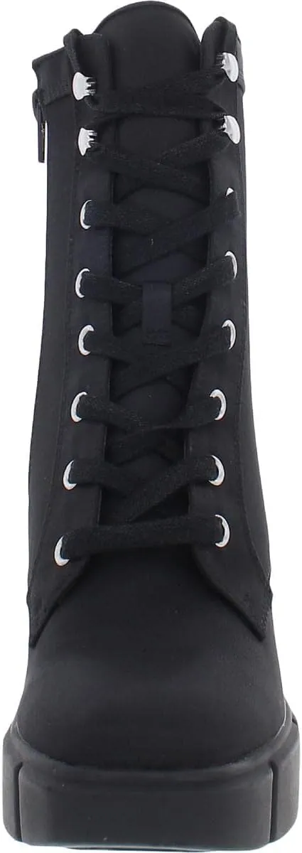 Steve Madden Womens Hani Ankle Booties Combat & Lace-up Boots