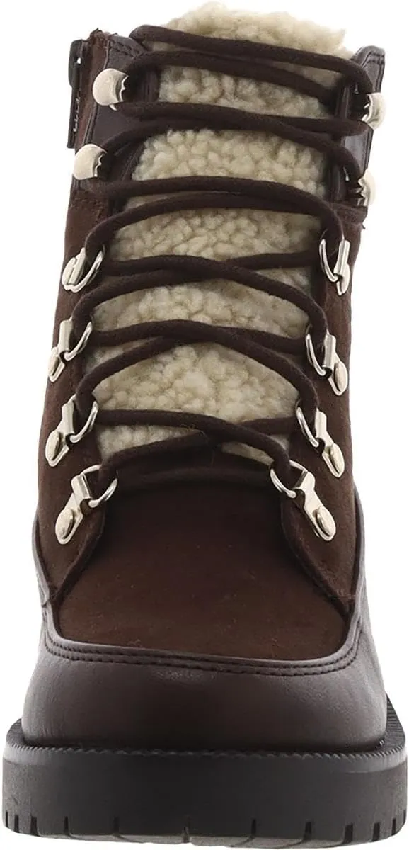Style & Co. Womens Lace-Up Faux Leather Combat & Lace-Up Boots