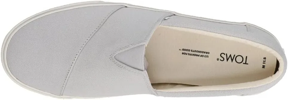 TOMS Mens Alpargata Fenix Slip On Sneakers Shoes Casual - Black
