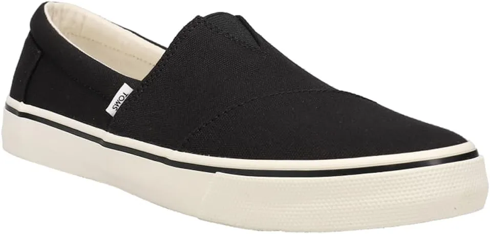 TOMS Mens Alpargata Fenix Slip On Sneakers Shoes Casual - Black