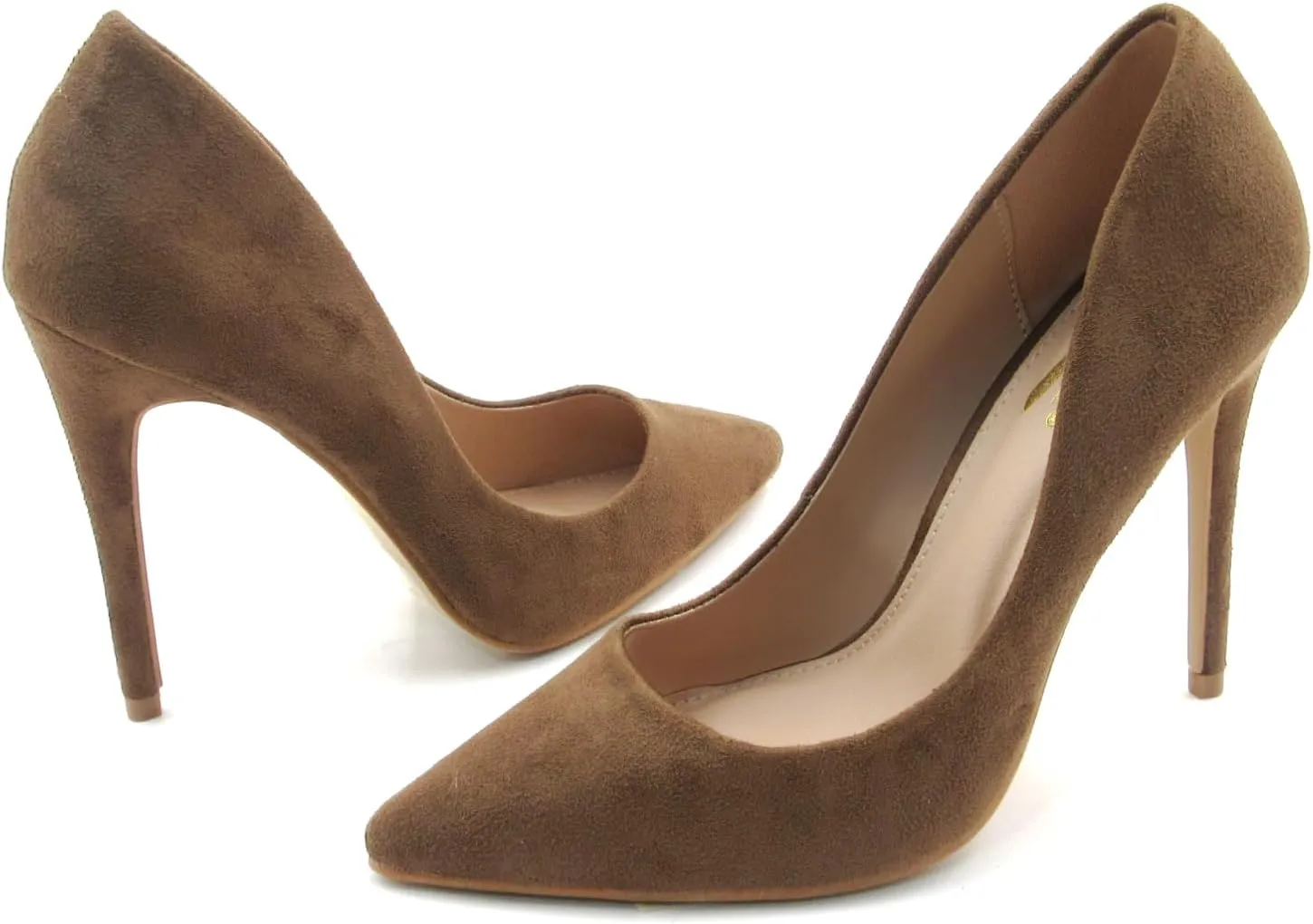 Velvet Pointed-Toe Pumps