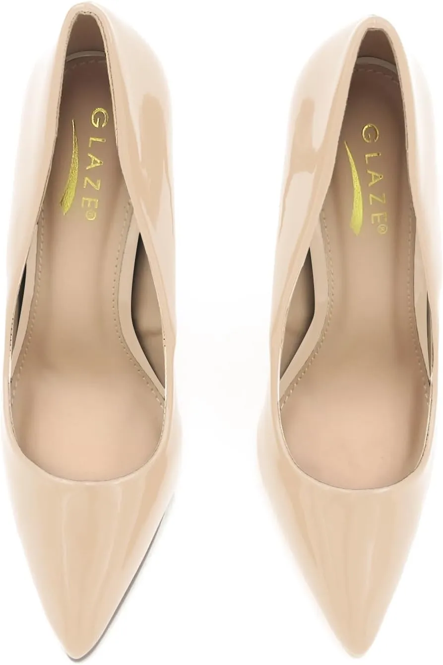 Velvet Pointed-Toe Pumps