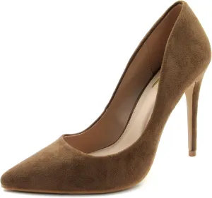 Velvet Pointed-Toe Pumps