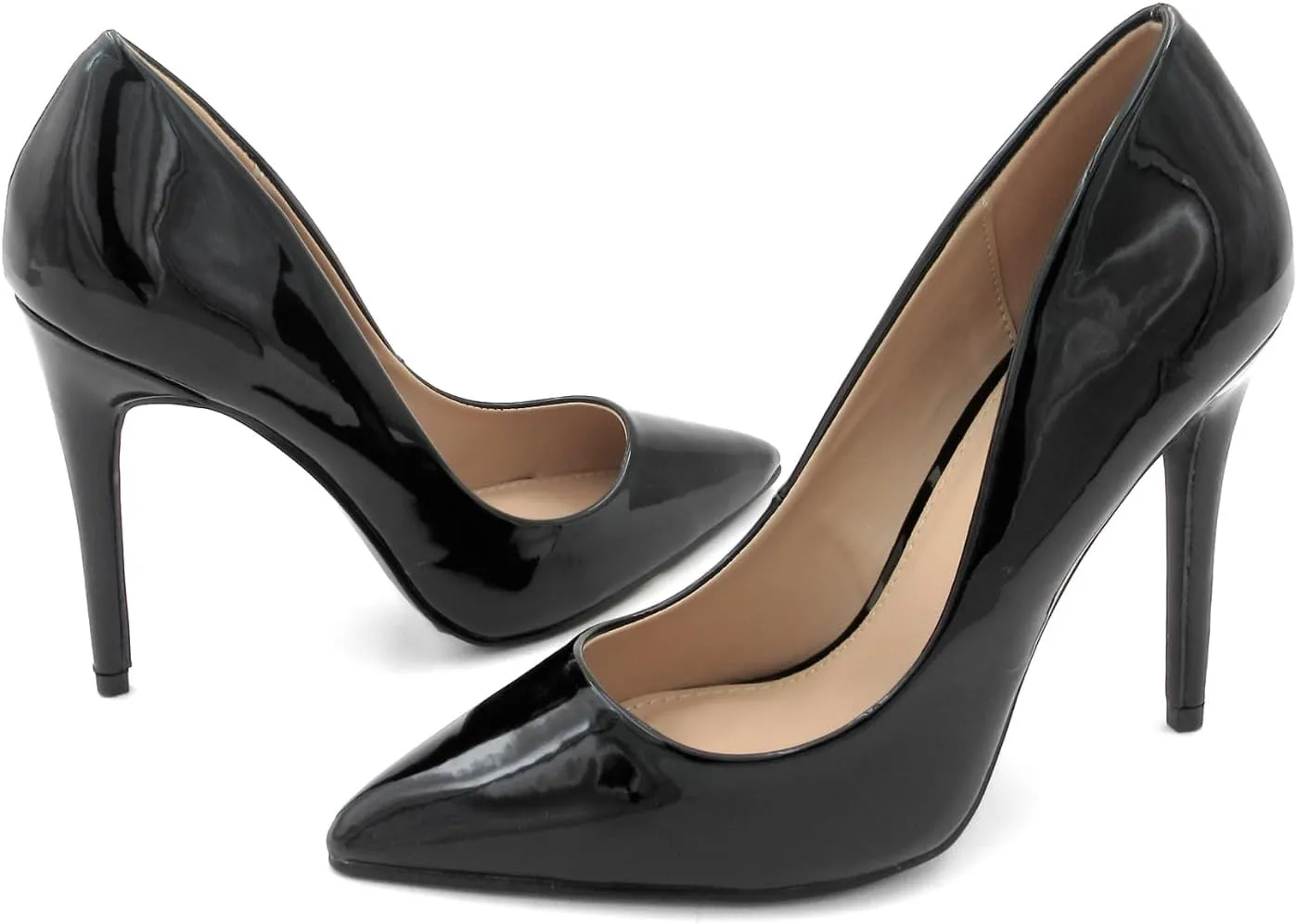 Velvet Pointed-Toe Pumps