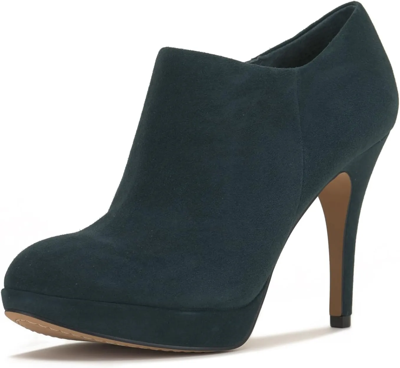 Vince Camuto Women's Elvin Platform Bootie Ankle Boot, Evergreen, 5