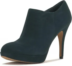Vince Camuto Women's Elvin Platform Bootie Ankle Boot, Evergreen, 5
