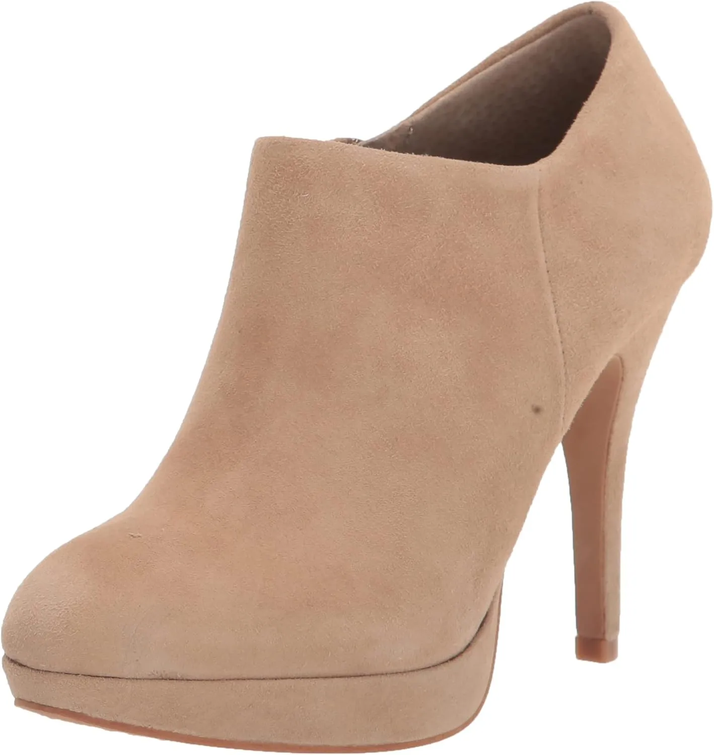 Vince Camuto Women's Footwear Women's Elvin Platform Bootie Ankle Boot, Tortilla, 6