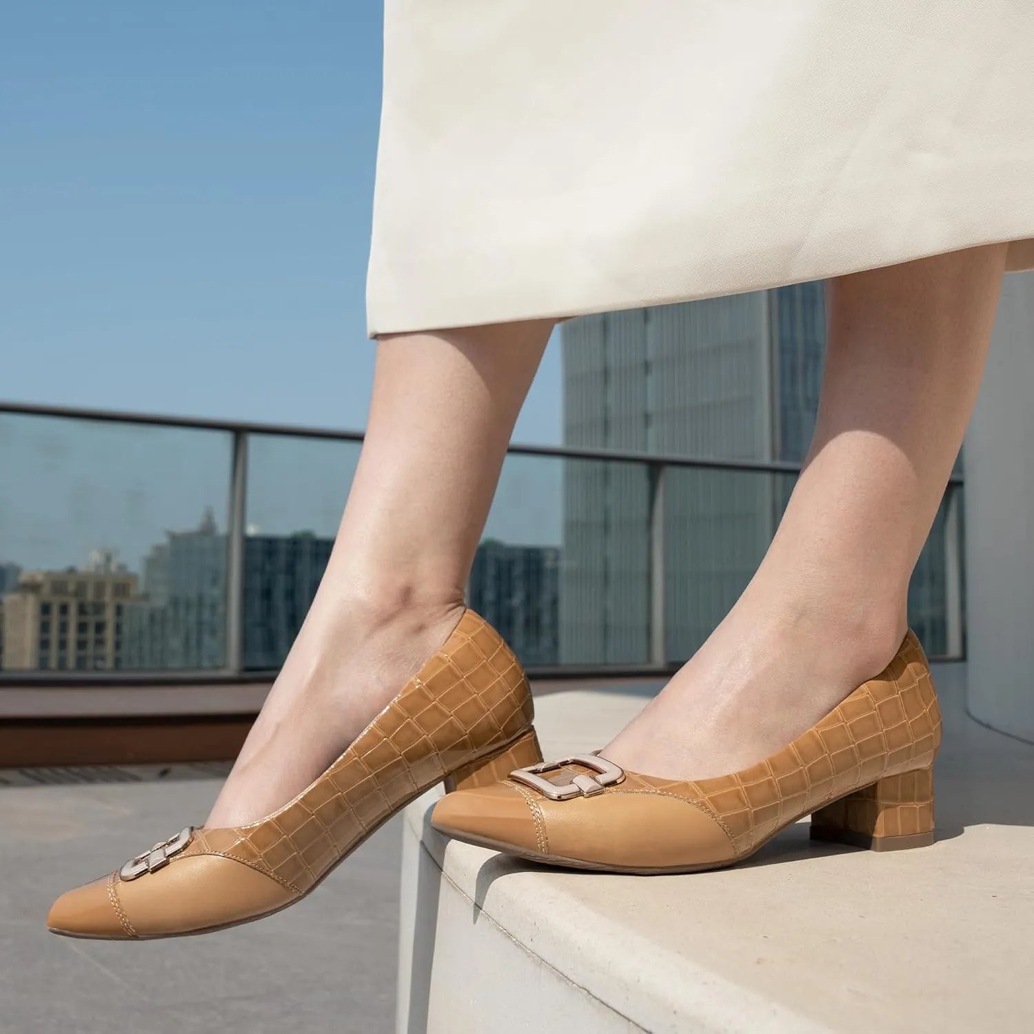 Women Bunion Dress Shoes Orthopedic Loafers Shoes Low Heel Pumps