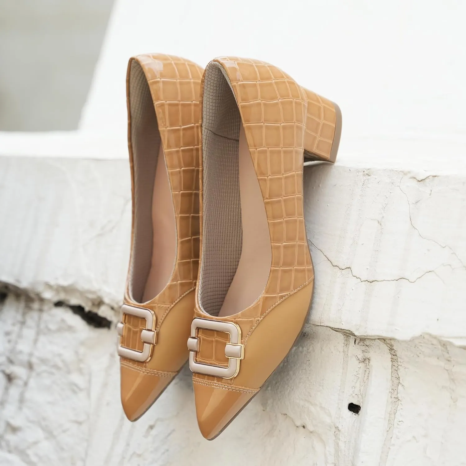 Women Bunion Dress Shoes Orthopedic Loafers Shoes Low Heel Pumps