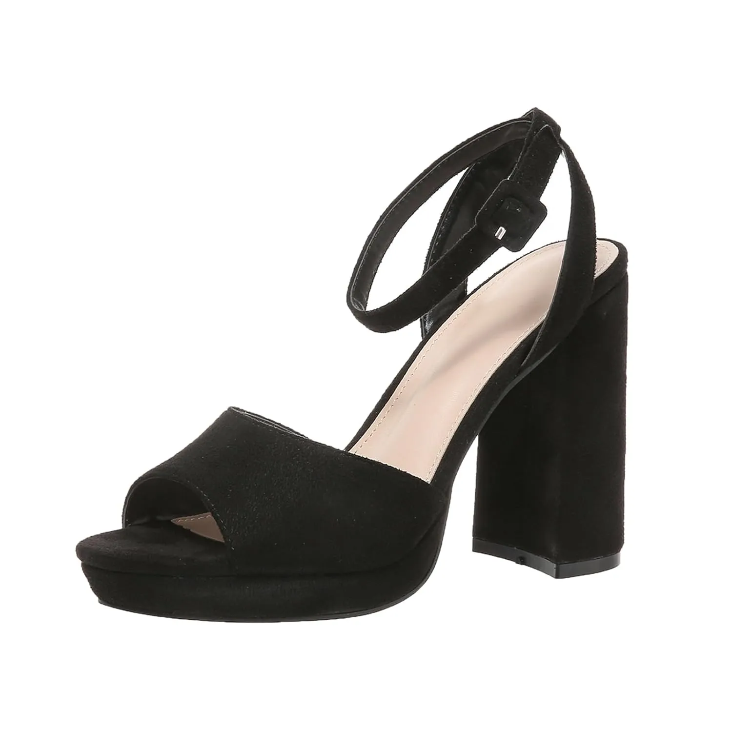 Women Platform Heeled Sandals Open Toe Chunky Block High Heels Buckle Ankle Strap Summer Sandals Party Wedding Work Dress Shoes
